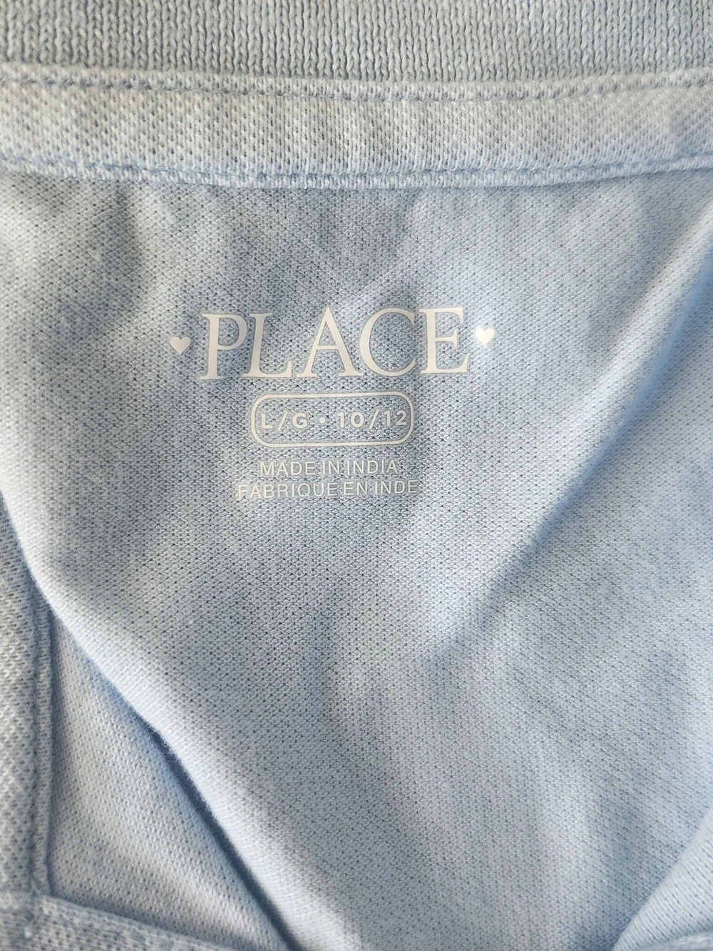 The Children's Place Light Blue Girls Polo Shirt